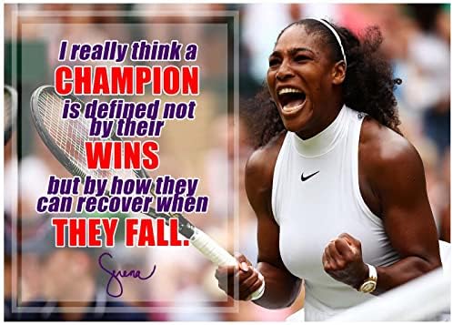 Serena Williams Motivációs Poszter Idézet Inspiráló Idézetek Osztályteremben Plakátok, Könyvek Dokumentumfilm