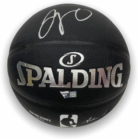 Jayson Tatum Aláírt Dedikált Fekete Kosárlabda, Spalding Fanatikusok - Dedikált Kosárlabda