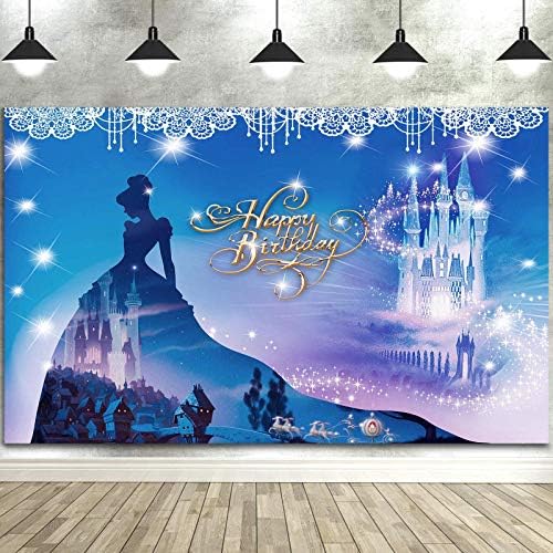 Boldog Születésnapot Hátteret Parti Dekoráció FHZON 9x6ft Fantasy Kastély Gyönyörű Lány Szállítási Hátteret