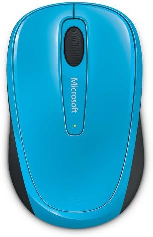 A Microsoft 3500 Vezeték Nélküli Mobil Egér - Cyan Kék .Kényelmes kialakítás, Jobb/Bal Kezét Használja,