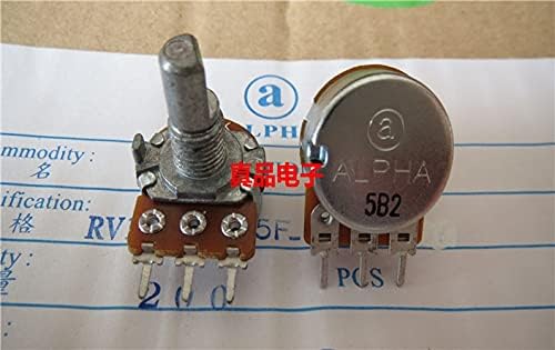 [VK] ALFA-ból importált Tajvan 148 16 A250K A500K Egyetlen Író Hangerő Poti Kezelni 15MM kapcsoló