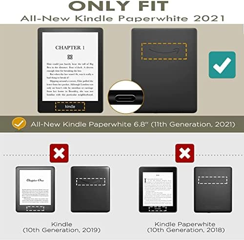 E-Olvasó Paperwhite 11 Generációs 2021 Cover Kompatibilis 6.8 Kindle Paperwhite 11 Generációs Kék Bézs
