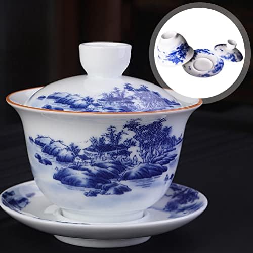Yardwe Tea Csésze Tea Set Kupa Meghatározott Tea Csésze Készlet Nagy Porcelán Kung Fu Tea a Csészét Fedő