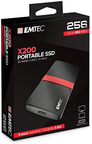 Emtec X200 Power Plus 256 gb-os mSATA Hordozható Solid State Drive (SSD) - ECSSD256GX200
