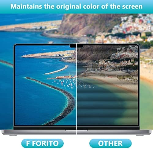 F FORITO 2-Pack Laptop Crystal Clear Screen Protector Kompatibilis 2022 Apple MacBook Air 13.6 a M2 Chip