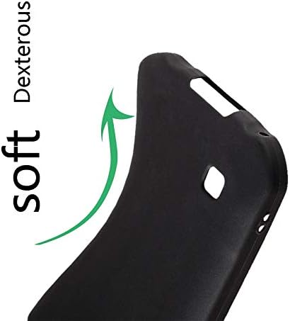 Tok Motorola Moto G Stylus 2021 (6.8), a [ 1 x Edzett Üveg Védőfólia], KJYF Fekete, Puha Szilikon Védő