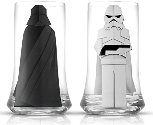 JoyJolt Star Wars Árut Vigyázz A Darkside, Darth Vader™ Kristály Whiskys Poharat Készlet 2 (18.5 oz) Star
