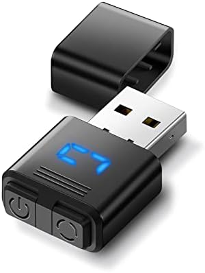 Meatanty USB Egér Jiggler Apró, Észrevehetetlen Egér Mover Külön Mód BE/KI Gombok,Digitális Kijelző, illetve