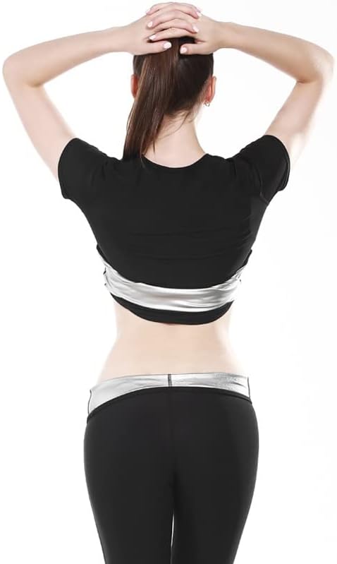 EODNSOFN a Nők Végre Beállítja Karcsúsító Nadrág Fitness Póló Test Formáló Derék Edző, Fogyás (Szín :