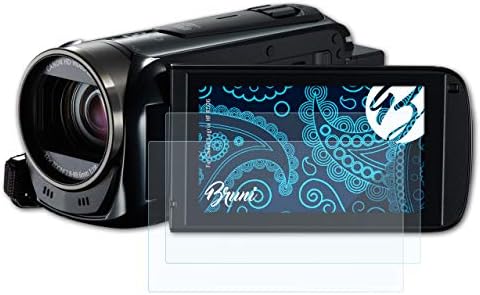 Bruni képernyővédő fólia Kompatibilis Canon Legria HF R506 Védő Fólia, Crystal Clear Védő Fólia (2X)
