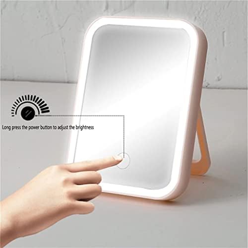 MMLLZEL Hordozható Smink Tükör Led fésülködő Asztal Tükörrel Szépség Gyűrű Light Mirror szépségszalon