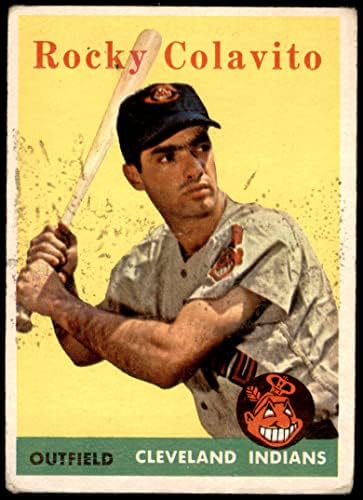 1958 Topps 368 Rocky Colavito Cleveland indians (Baseball Kártya) FAIR Indiánok