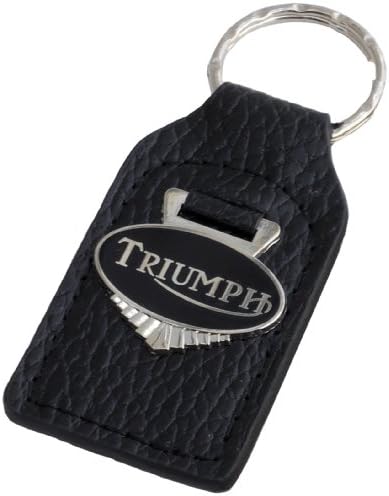 Triumph Bőr, illetve Zománc kulcstartó kulcstartó Fekete