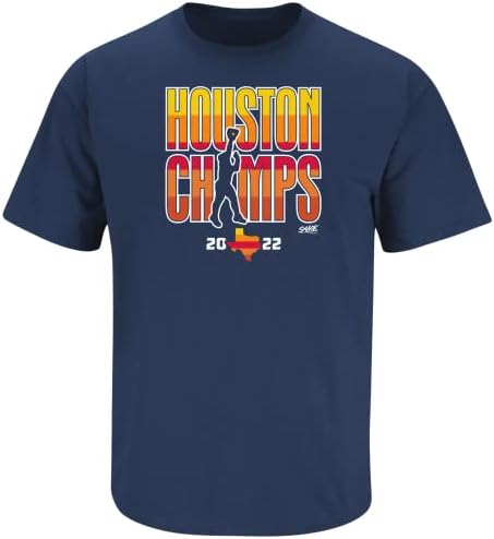 2022 világbajnok T-Shirt a Houston Baseball Rajongó (SM-5XL)
