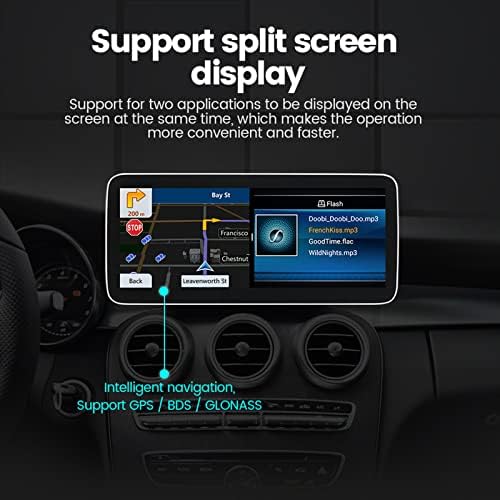 Android autórádió 9 Hüvelykes IPS érintőképernyő-Dash GPS Navigációs fejegység, a Mercedes-Benz Ml W166