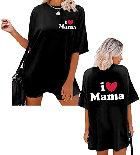 Plus Size Túlméretezett póló Női, Aranyos Grafikus Nyomtatott O Nyakú Rövid Ujjú Elegáns Pólók Tshirts
