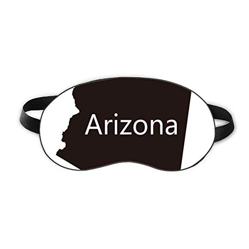 Arizonában, Az Egyesült Államok Térkép Aludni Szem Pajzs Puha Este Kendőt Árnyékba Borító