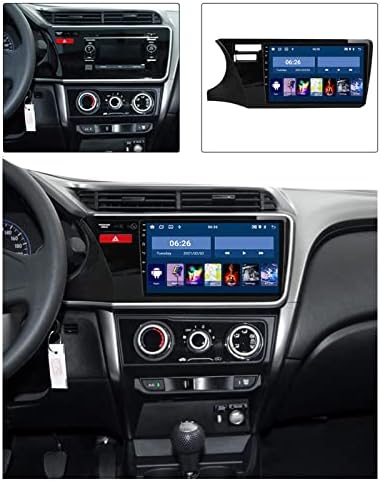 ZYLR Dupla Din autórádió 9 Inch Car Audio Bluetooth-Rádió-Navigációs Játékos a Honda City 2014-2017 Műholdas