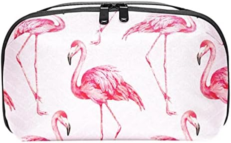 Vízálló Kozmetikai Táska, Rózsaszín Karácsonyi Egyszarvú Flamingo Dinoszaurusz Disznó Alpaka Utazási Kozmetikai