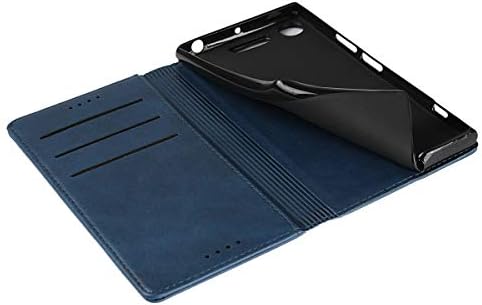 Mobiltelefon Flip tok Bőr Pénztárca tok Sony Xperia XZ1 Kompakt Prémium Vegán bőrtok [Ütésálló TPU Belső