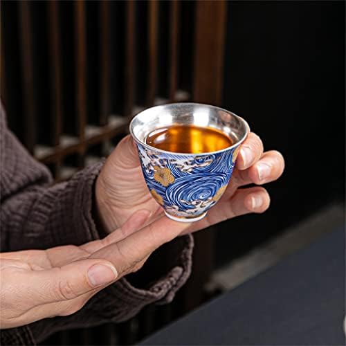 GANFANREN Zománcozott Tenger Hullámai Celadon Kerámia Kung Fu Tea-Set Komplett Teáscsésze, valamint Teáskannák