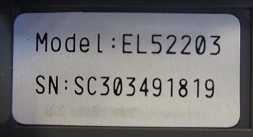 Az AT&T EL52203 DECT 6.0 Fehér, Ezüst Készülék Csere Csak