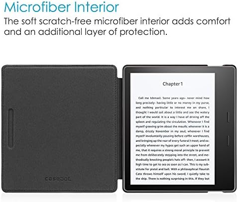 CaseBot Szövet Esetben a Kindle Oázis (10., 9. Gen, 2019, majd 2017-es Kiadás) - Slim Fit védőburkolat