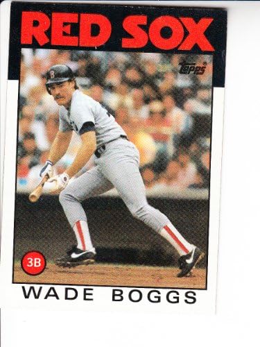 1986 Topps 510 Wade Boggs Baseball