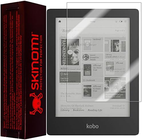 Skinomi képernyővédő fólia Kompatibilis Kobo Aura HD (e-Reader) Tiszta TechSkin TPU Anti-Buborék HD Film
