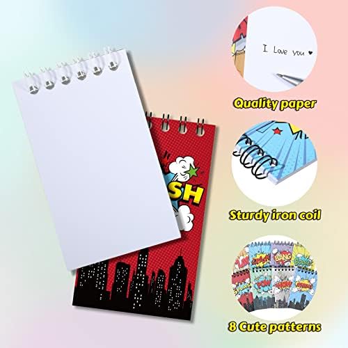 Containlol 24 Csomag Mini Notebookok Party Kellékek Szívességet Díj Pinata Töltőanyagok Karnevál csomagod