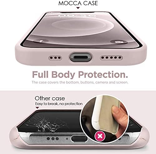 MOCCA Kompatibilis az iPhone 12 Esetben, iPhone 12 Pro Esetben 6.1 colos Gyűrű Kitámasztó | Szuper Puha