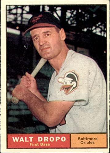 1961 Topps 489 Walt Dropo Baltimore Orioles (Baseball Kártya) VG Orioles