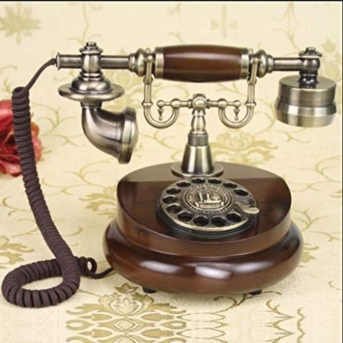 PDGJG Retro Klasszikus Telefon-Telefonok Klasszikus Asztal Vezetékes Telefon Valós idejű & Caller ID Kijelző