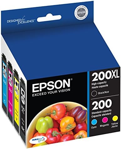EPSON T200 DURABrite Ultra Tinta Nagy Kapacitású Fekete & Standard Színes Patron Combo Pack (T200XL-BCS),