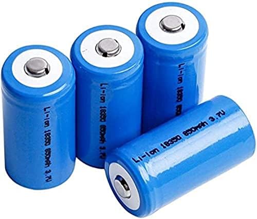 MORBEX Újratölthető 18350 Akkumulátor Lítium Akkumulátor 3,7 V 850mah 18350 Sejt Gomb Felső Zseblámpa