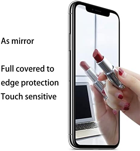 FYDIKHN 2 Darab Adatvédelmi Edzett Üveg iPhone 12 Pro Max 6.7 hüvelyk Anti-kék Anti-Spy képernyővédő fólia
