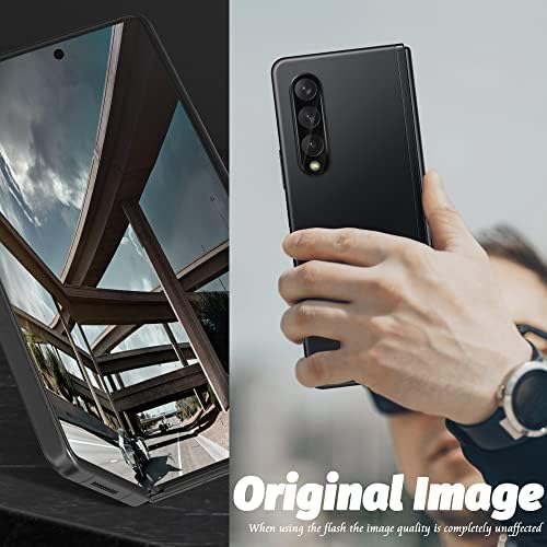 Orzero (3 Csomag) Kompatibilis a Samsung Galaxy Z Fold 4 5G Kamera Lencséjét Védő, Edzett Üveg 9 Keménység