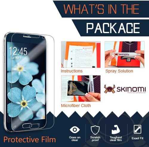 Skinomi képernyővédő fólia Kompatibilis a Samsung Galaxy Ace 4 Tiszta TechSkin TPU Anti-Buborék HD Film