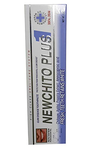 NewChitoPlus1 Chitosan,Xilit-Tartalmazó Fogkrém Megakadályozza a Fogszuvasodást & ínybetegségek (1 EA)