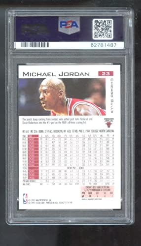 1997-98 Fleer 23 Michael Jordan PSA 10 Osztályozott Kosárlabda Kártya NBA 97-98 1997-1998 Chicago Bulls