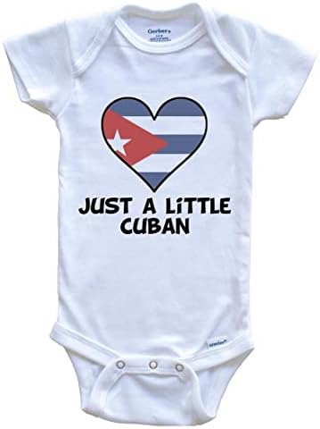 Csak Egy Kis Kubai Egy Darab Baba Body - Vicces Kubai Zászló Baba Body